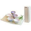Hagi Ware 35410 Shikisai Mame Bowl Set of 5