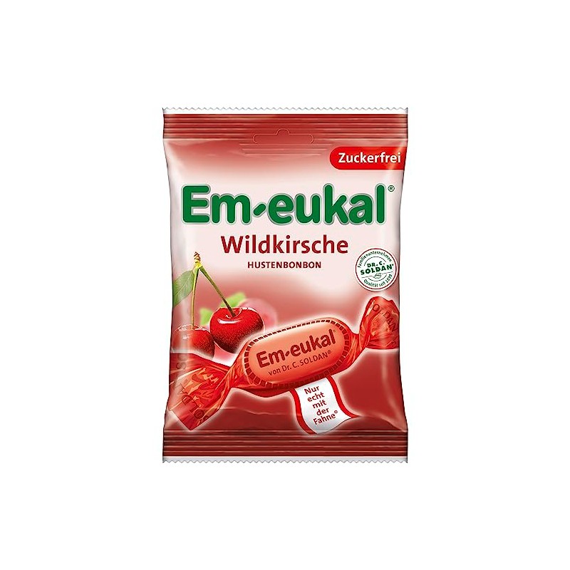 Em-eukal Wild Cherry sugar free 75g