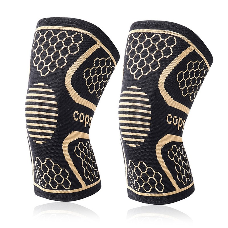 1 Pair Knee Sleeve Breathable Skin Friendly Nylon Knee Brace