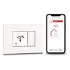VEMER VE796000 OIKOS WiFi Flush-Mounted Thermostat with 2 Modules, Smart