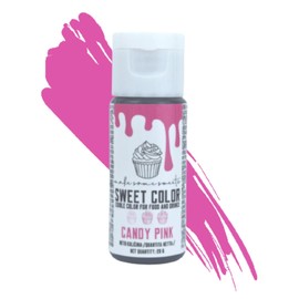 MakeSomeSweets Vegan Food Colouring Decoration - Candy Pink - Vibrant Pink Gel-Based Edible Colour, Palm Oil Free - 28 g