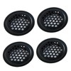 Qrity 10 PCS Stainless Steel Air Vent 35mm, Circular Mesh,