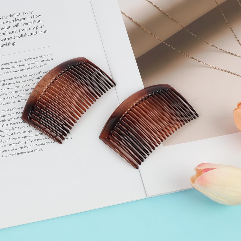 Set of 2 hair combs for plug-in, hair comb, high-quality