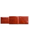 Bosca Men's Old Leather Bifold Wallet with ID Window and