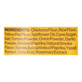 UD_Hippeas Chickpea Puff Bohemian Barbecue Case of 12-4 Ounce Fruit & Vegetable Snacks