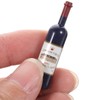 Miniature Wine Bottles Mini Bar 8pcs Dollhouse Wine Bottles 1/12