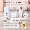 PAWGETHER® 2 Pack Gravity Cat Feeder and Water Dispenser 1
