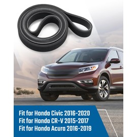 1070565 Serpentine Belt Fit for Honda Civic 2016-2020 Fit for Honda CR-V 2015-2017 Fit for Honda Acura 2016-2019, 7-Rib, 56.5" Length