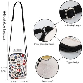 WCGXKO Scheming Gift For Women Original Sin Canvas Crossbody Purses Bag (keep it CR)