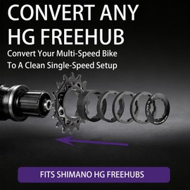 PeakRider Single Speed Conversion Kit for Shimano HG Freehub