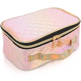 VICASKY Multifunctional Storage Bag Decorative Makeup Bag Portable Makeup Organizer Portable Cosmetic Bags Tote Marble Makeup Bag Razor Holder Shaving Kit Bag Alloy Travel Storage Bags Pu