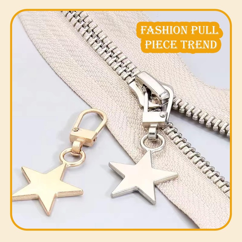 UESDU Replacement Zipper Pull 20 PCS Detachable Zip Slider Replacement