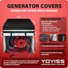 Running Generator Cover, 38"Lx28"Wx27"H Universal-size Generator Cover. 600D+210D Heat-reflective Lining.