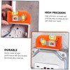 HOMSFOU 2pcs High Precision Mini Spirit Level Ruler Portable Bubble
