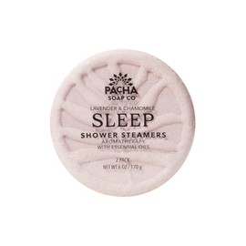 Pacha SOAP Shower Steamer 3 Pack | Essential Oil Aromatherapy |Lavender & Chamomile for Self Care| Clean Ingredients & Handcrafted in The USA, Stocking Stuffer & Gift Idea, 6 oz Each (Sleep)