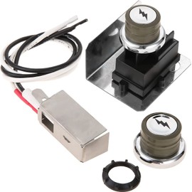 Hicello Electronic Igniter Gas Igniter Kit Replacement for Weber 91360 Spirit E-310, E-320 200, E-210, Spirit 300 and More Gas Grills (2009-2012) with Side Control Panel (2 Outputs)