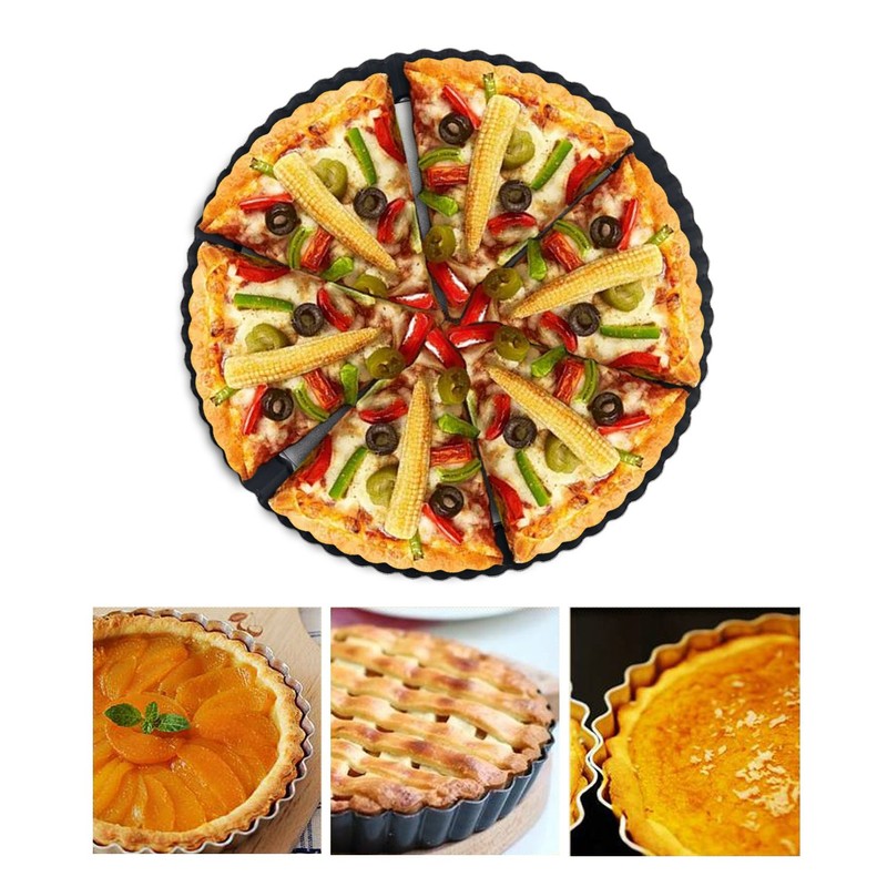 Tart and Quiche Pan，9 inch Bakeware Nonstick & Quick Release