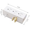 Cable Matters 2-Pack 6 Outlet Splitter Grounded Side Access Outlet