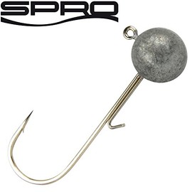 Spro Round Jighead Jig 22 – Jig Hooks for Rubber Fish, Jig Head for Rubber Bait, Jig Heads for Jigs & Shads, Lead Head, Lead Heads