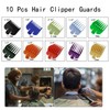 10 PCS Hair Clipper Combs Guides, Multicolor Hair Clipper Guide