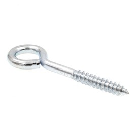 Prime-Line 9067941 Screw Eye, Lag Thread, 3/8 in X 4-1/2 in, Zinc Plated Steel, Pack of 10