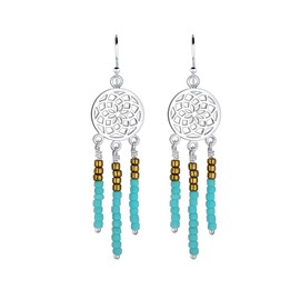 Elli Women Dangle Ornament Boho Festival 925 Sterling Silver Earrings