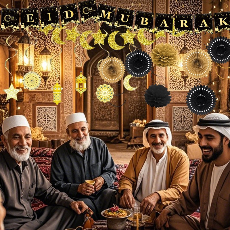 Umrah Mubarak Decoration Set - Magnificent Ramadan Garland & Ornament