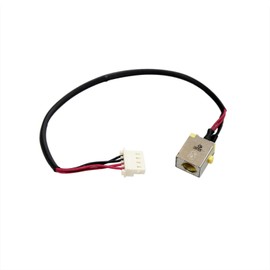 Zahara AC DC in Power Jack Cable Harness Connector Plug Replacement for Acer Aspire E5-575G-53VG E5-573T-54X2 E5-573g-52G3 E5-574TG-590U V3-574G F5-571