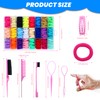 Hair Accessories Set for Girls, 400 Elastic Hair Bands, 10