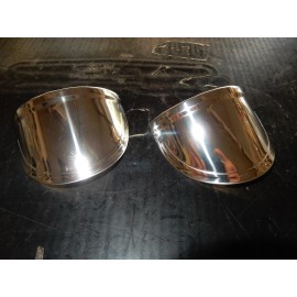 UAPAC 63 64 Chevy Impala Rear Taillight Tail Lights Lamp Taillamp 2 1/2" Mini Visors