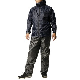 AITOZ AZ56207 008 S Rain Suit (Unisex), For Autumn and Winter, Navy,