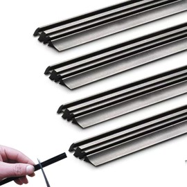 4PCS Wiper Blade Refills, 26 Inch Silicone Wiper Blades Refills Adjustable Universal Replacement for Front & Rear Windshield Wiper Blade Refills Rubber Strips, Suitable for Most Cars Trucks Buses Vans