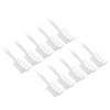 10pcs Z Shaped Wide Tooth Comb Stylish Portable Double Sided