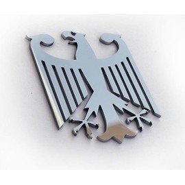 MGC Collection Metal German Eagle Germany Emblem Decal Insignia Made in The USA 3" Tall