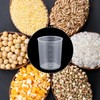 3pcs Rice Measuring Cups for Cooker, 100ml Transparent Plastic Laundry