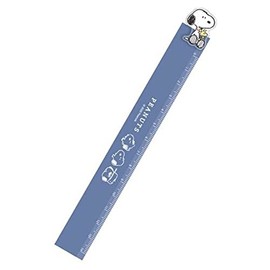 Snoopy Ruler with Mascot, 5.5 inches (14 cm) Ruler Peanuts