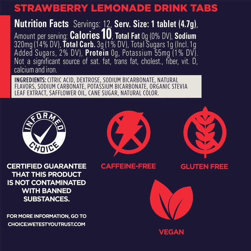 GU Energy Hydration Electrolyte Drink Tablets, Enhanced Endurance Sports Drink