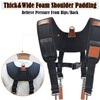 WELKINLAND Heavy-Duty leather tool belt suspenders for Carpenter & construction