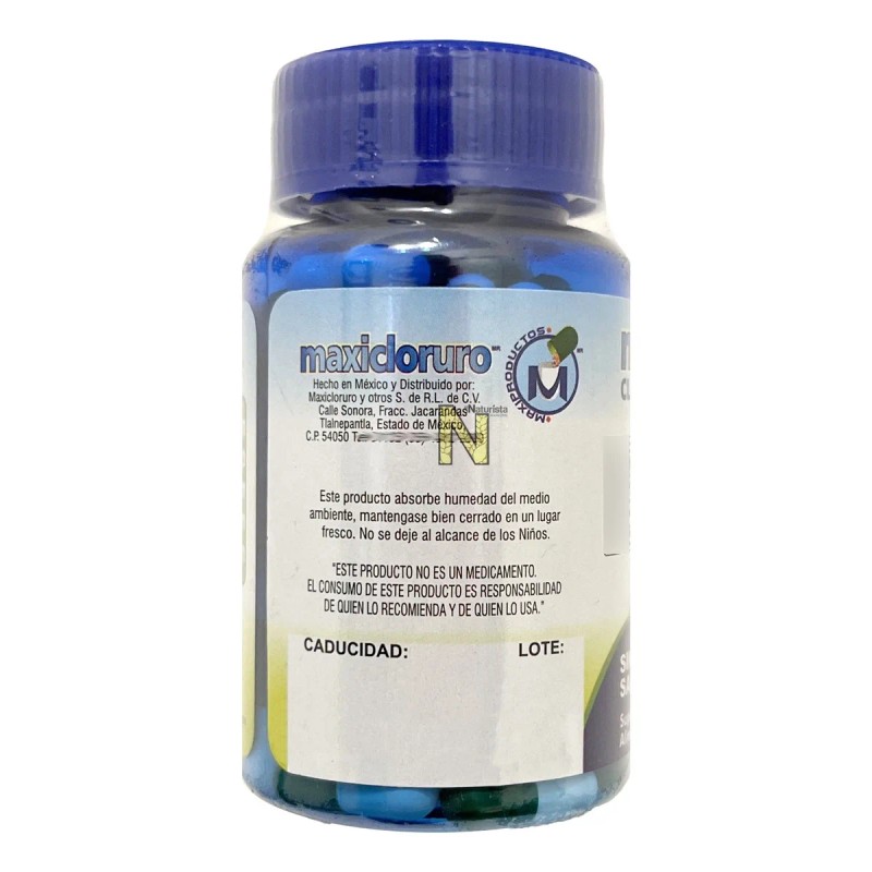 Cloruro De Magnesio 100 Caps 500mg Maxicloruro