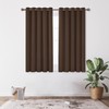 Deconovo Deconovo Curtains Mocha Super Soft Thermal Insulated Eyelet Blackout