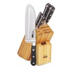 Cooks Standard 6-Piece Stainless Steel Knife Set with Expandable Bamboo