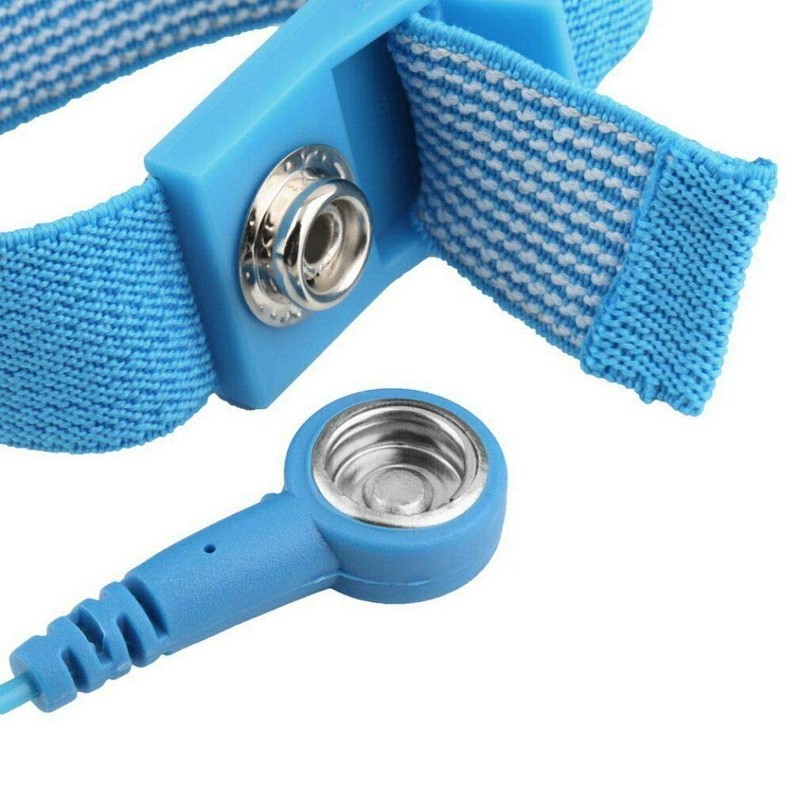 Hailege Set of 5 Anti-Static Wrist Strap ESD, Clip Discharge