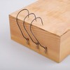 Twistlock Fishing Hooks 50pcs Worm Hooks with Centering Pin Spring