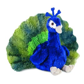 Aurora World 06860 12-Inch Flopsie Perry Peacock Stuffed Toy