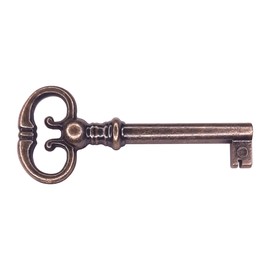 cyclingcolors 1x Vintage Style Open Barrel Skeleton Key Furniture Cabinet Antique 70mm