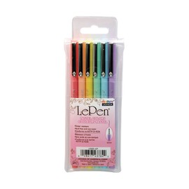 Marvy Uchida Le Pastel Pen Set Art Supplies, Multicolor