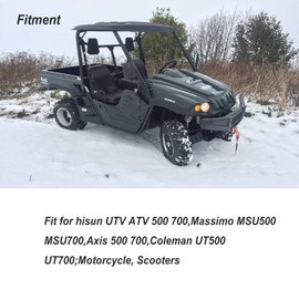 Yslmotor OEM Hisun Headlight Bulb Halogen 12V 35W for UTV ATV 400 500 700 800, Axis 500,Massimo 500 700, Coleman UT400 UT500 2PACK