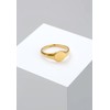 Elli Ring Matte Oval Geo Basic 925 Sterling Silver
