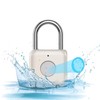 Fingerprint Padlock, USB Charging, Biometric High Security Locker, Mini Padlock