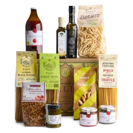 Bellina Italy's Finest Artisanal Italian Gift Basket - Gourmet Gift Basket - All Natural, Pasta Gift Basket - Ideal for Holiday Food & Beverage Gifts, a Sympathy Gift Basket or a Congratulations Gift Basket